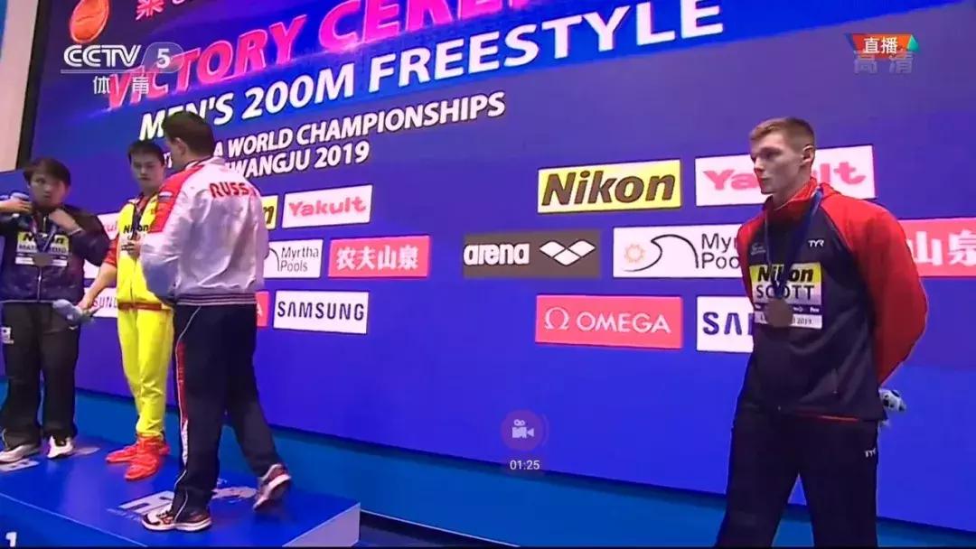 又一选手拒绝合影!孙杨霸气回应:Youloser!Imwin