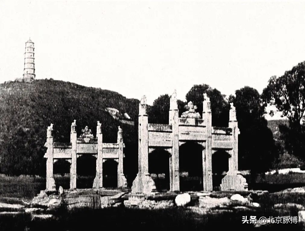 画说丨百年前德国建筑师镜头下的北京宝塔