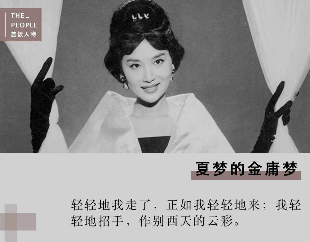 夏梦对金庸说今生今世难偿此愿,夏梦金庸小说