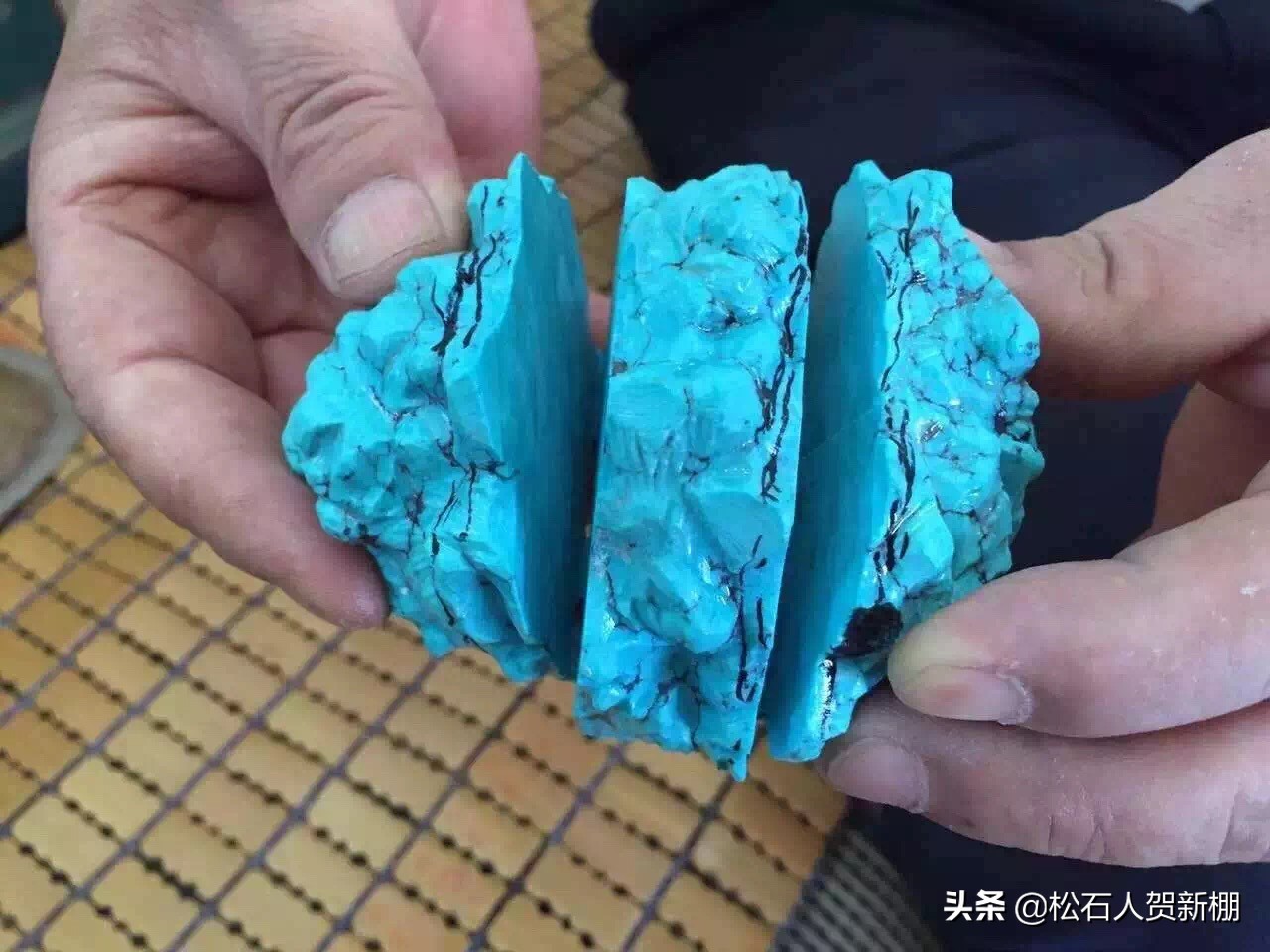 原矿高瓷绿松石是什么意思,绿松石原矿微沁是什么意思