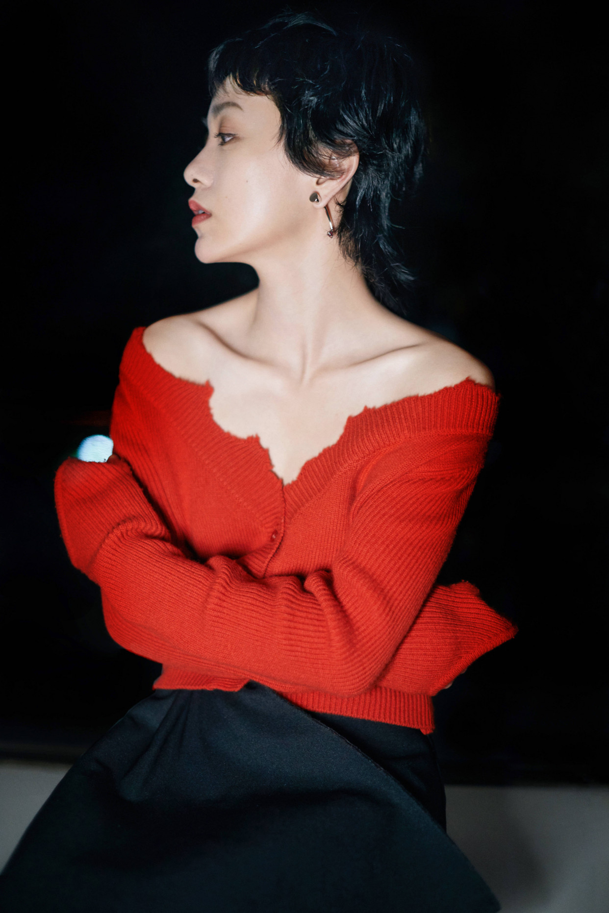 郭采洁复古短发怎么烫小红书,郭采洁复古港风短发小卷