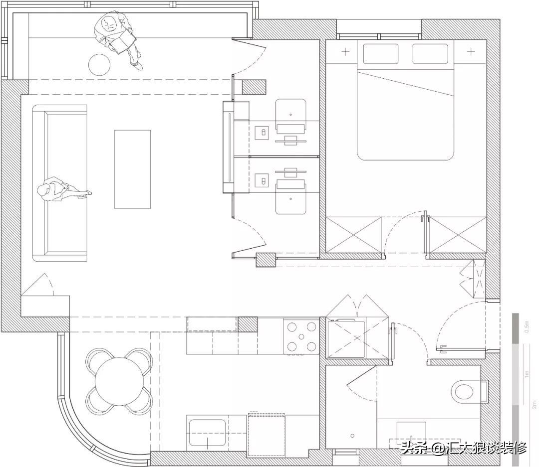 有一说一，国外的装修确实让人眼前一亮，实用好看，还别具一格