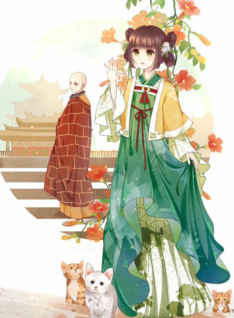 古代古风壁纸大全,二次元壁纸之绿衣佳人