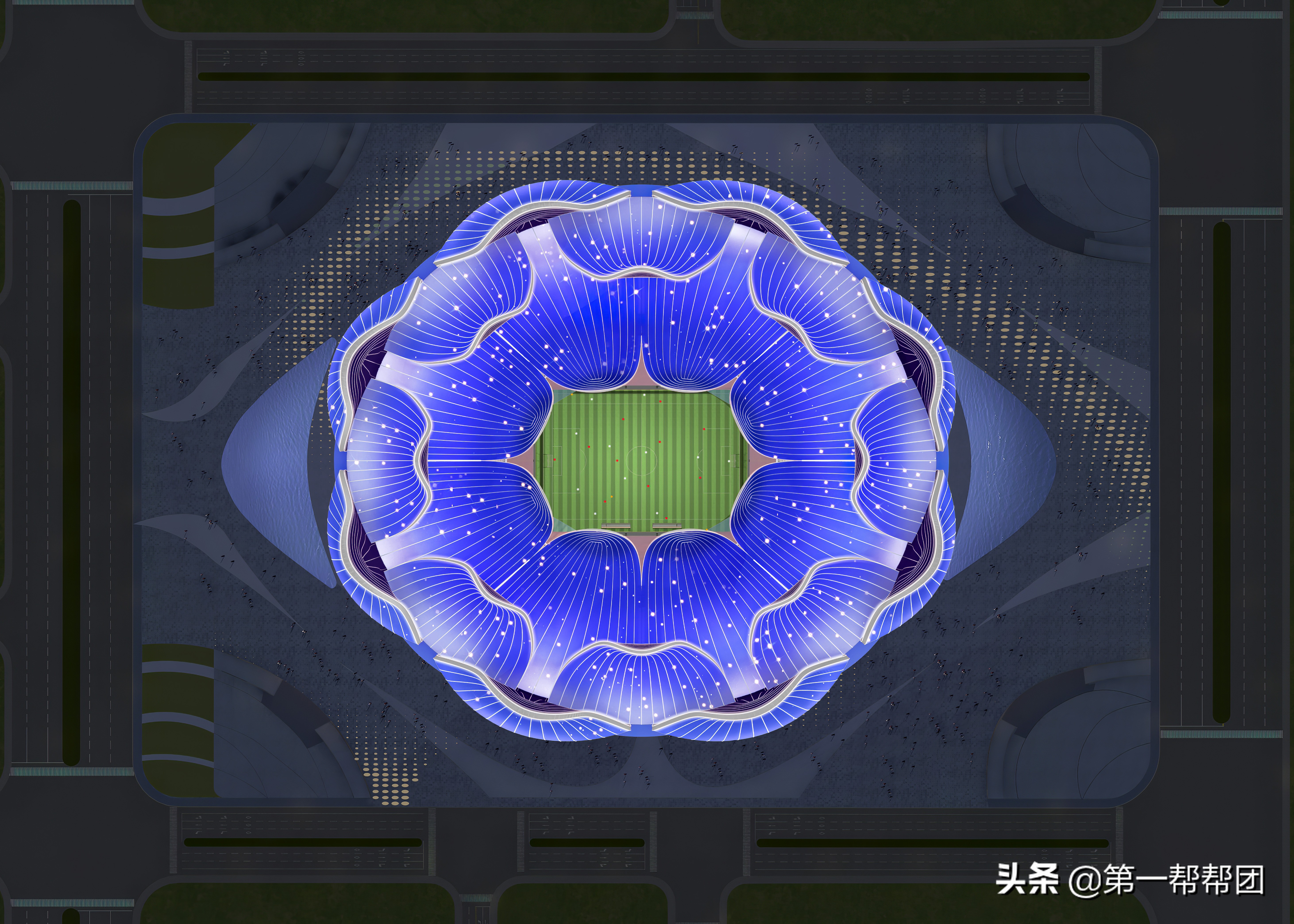 恒大经典荷花足球场,当足球遇上京剧