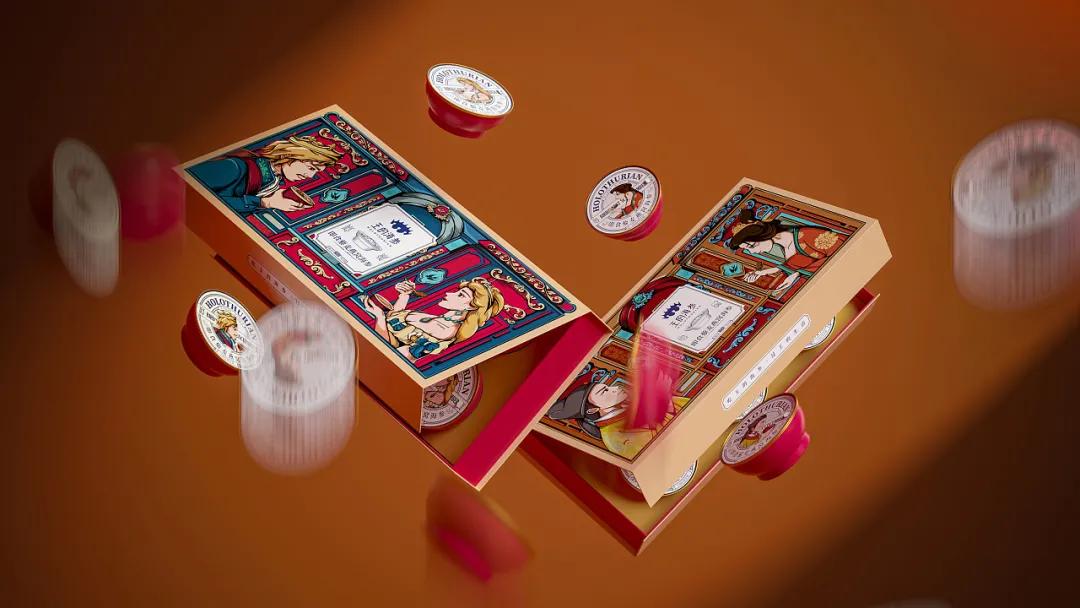 海鲜高端大气的包装,中国风海鲜包装设计