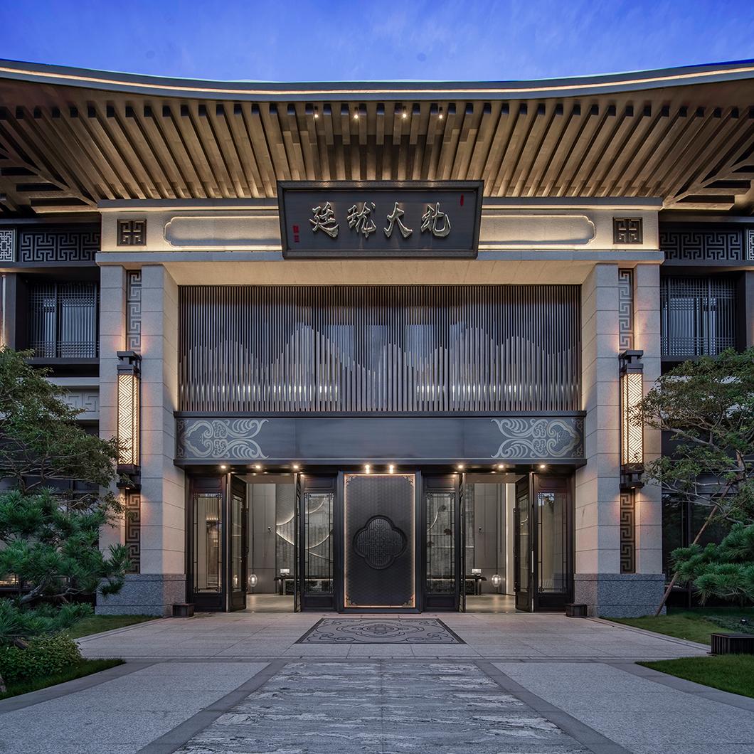 SIDW·案例丨吴文粒：2500㎡中式售楼处，足以游目骋怀