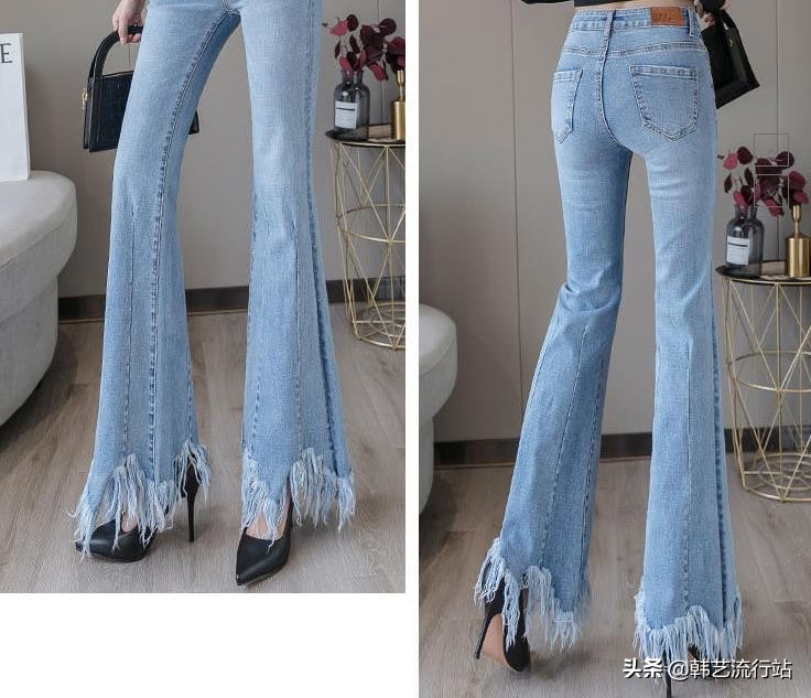 韩国牛仔裤的极致魅力 (韩国流行牛仔裤)