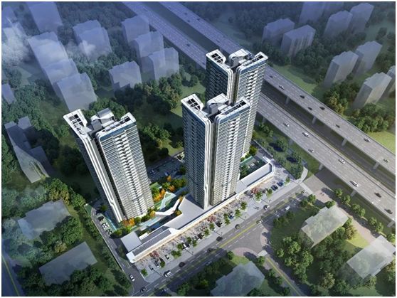 珠海前海后花园别墅,中海星筑97平户型图