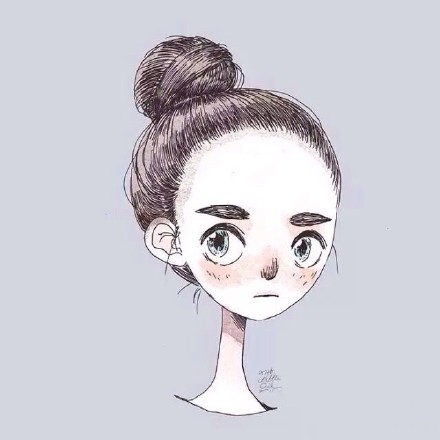 彩铅手绘动漫人物插画,彩铅人物画法作品欣赏