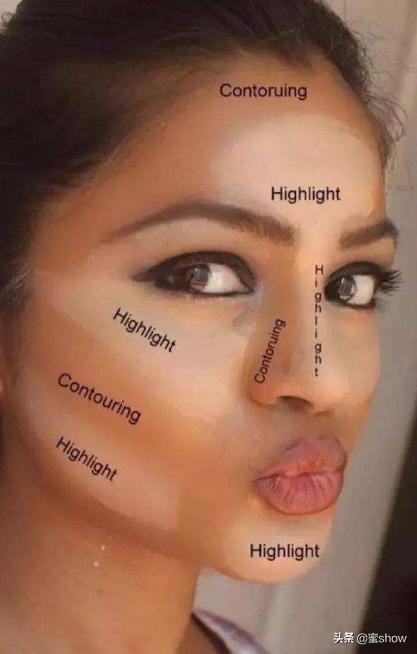 lisa自己画的欧美妆容,lisa的下眼线画法