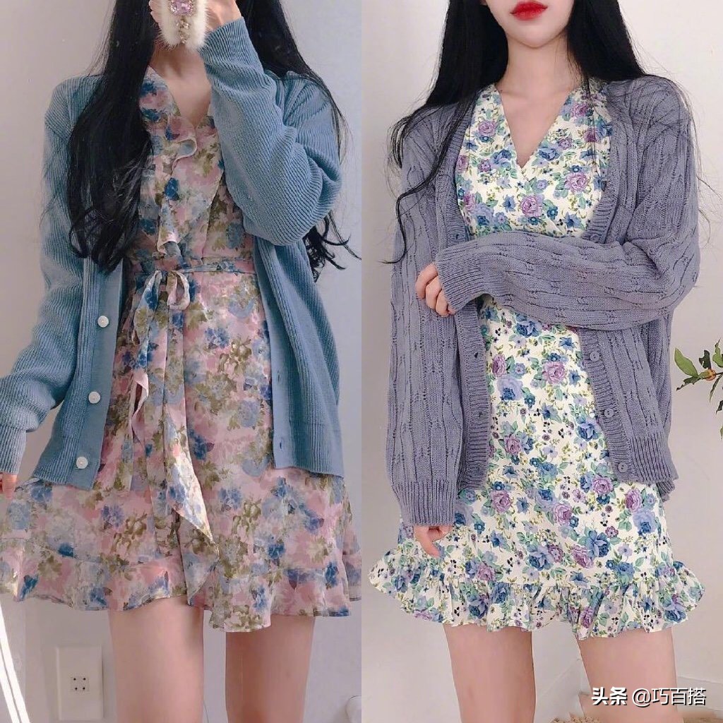 碎花裙如何穿得惊艳好看,碎花裙这样穿气质又温柔