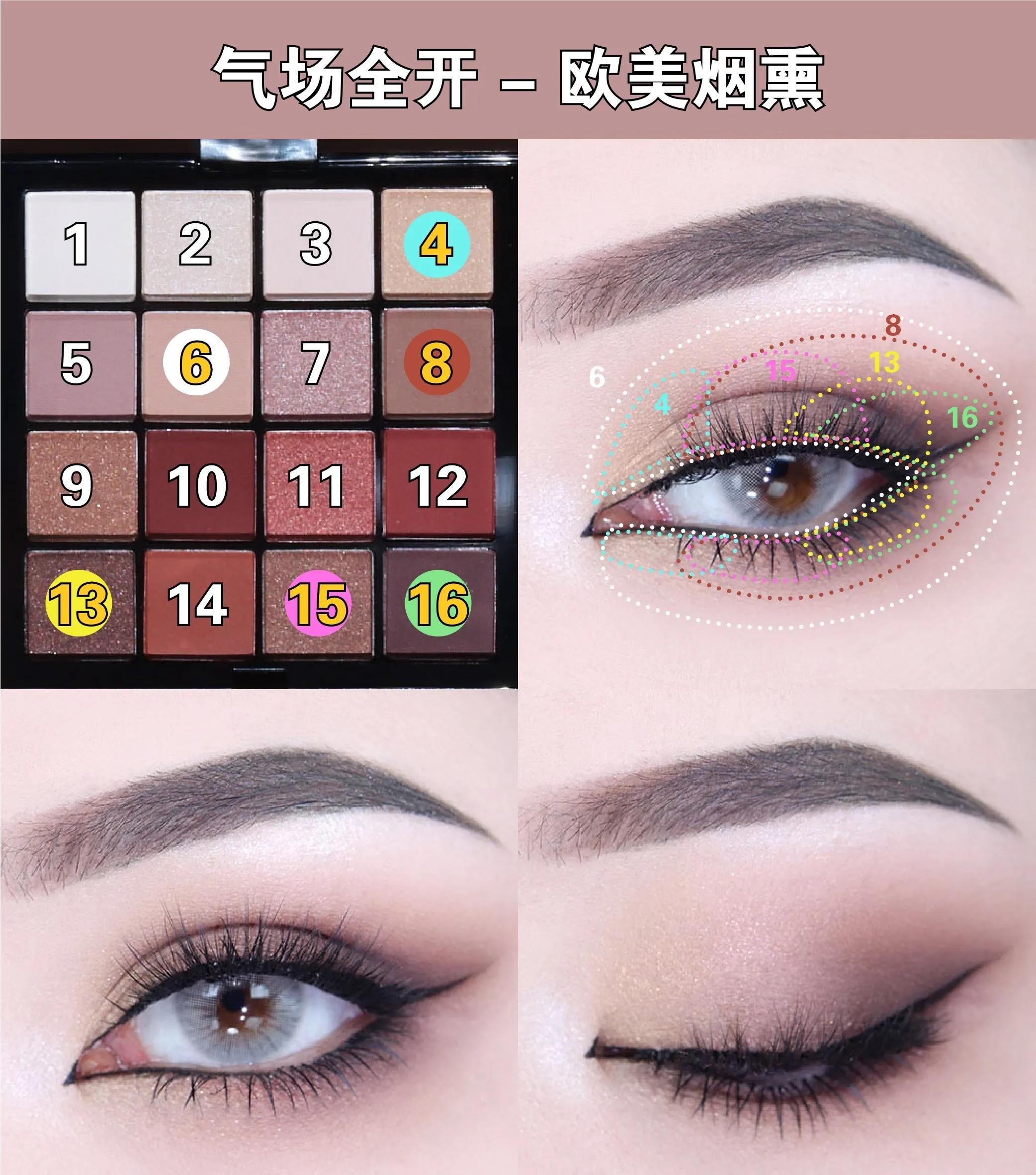 不同场合的妆容,不同场合的眼妆