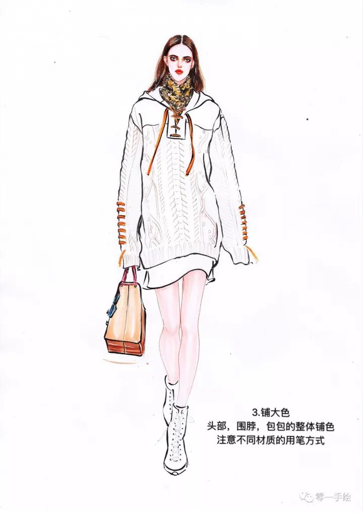 教你画衣服设计图,设计衣服手绘画简单教程整套