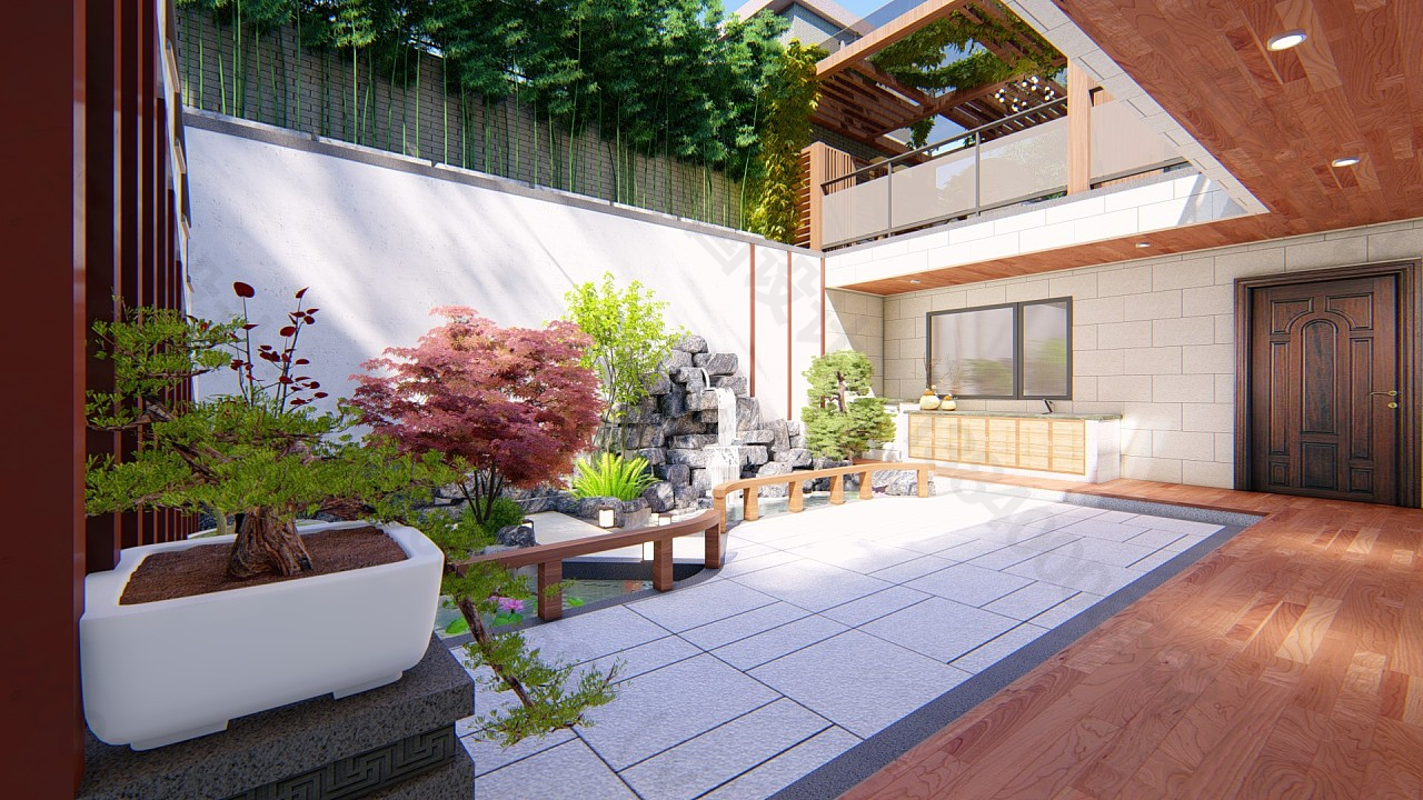 下沉式庭院设计找哪家,下沉庭院设计花园案例