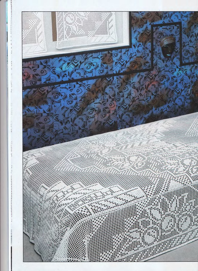 有漂亮的台布钩针图解吗,钩针编织桌布盖巾教程