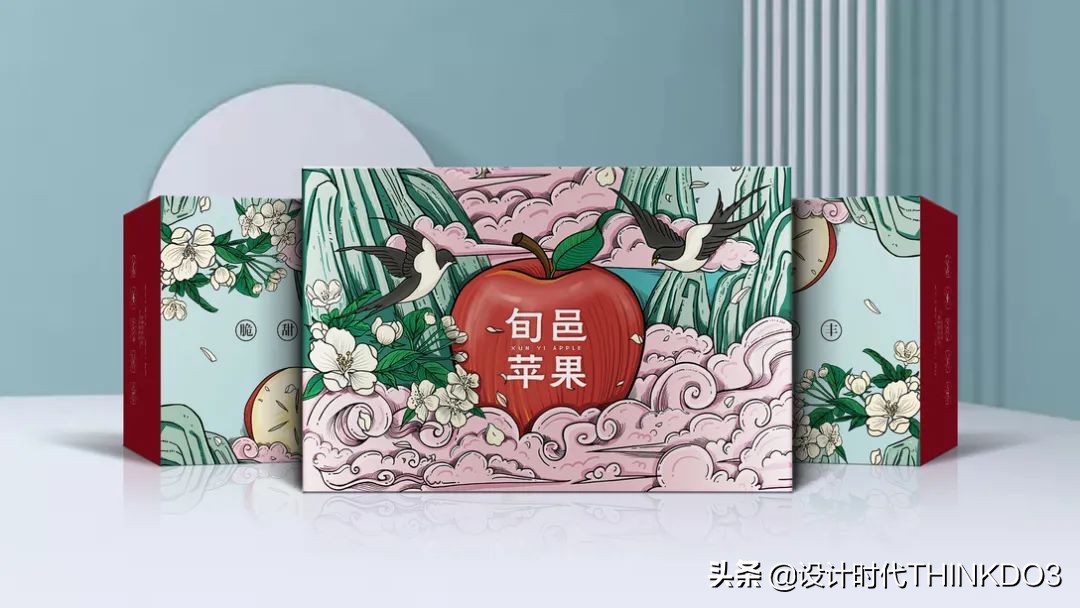 水果高端礼盒包装设计,高端水果礼盒包装设计
