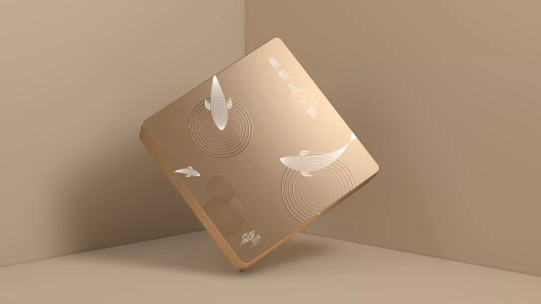 月饼礼盒港风包装设计图,白银月饼瓦楞纸礼盒包装设计