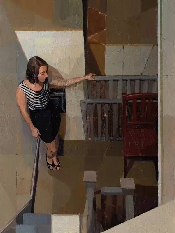 画家纯手绘油画,现实主义人物油画作品欣赏