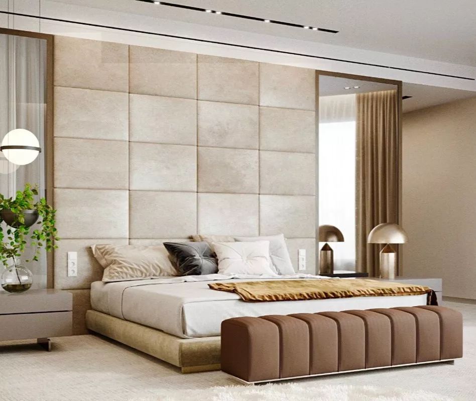 小卧室装卧室背景墙会占空间吗,现在流行卧室背景墙装修效果图