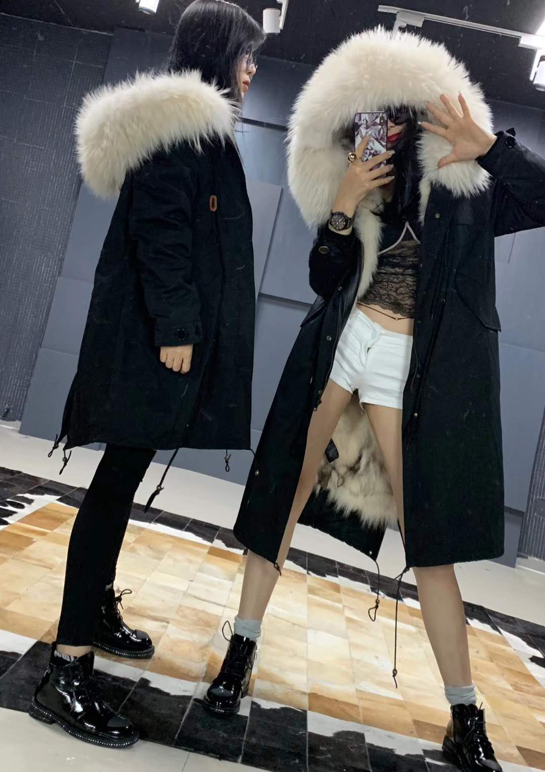 派克服皮毛缩水怎么解决,貂皮派克服保暖效果