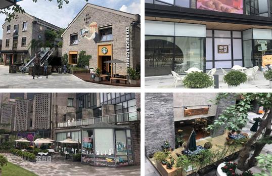 社区邻里中心商业体布局,社区与辖区内大型综合商场共建