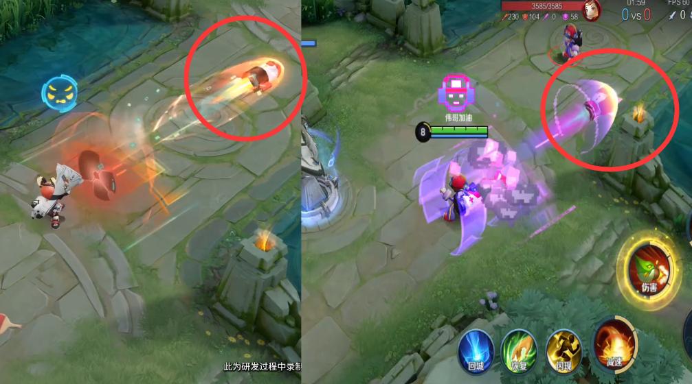 王者荣耀小鲁班觉醒之战电玩小子,王者荣耀鲁班七号的乒乓小将特效