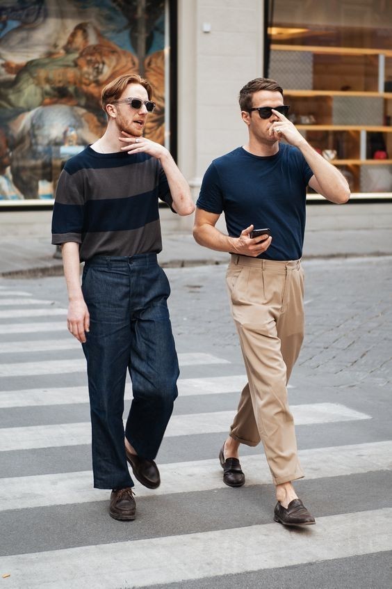 男士夏季休闲裤怎么搭配鞋子,夏天男休闲裤怎么样搭配衣服好看