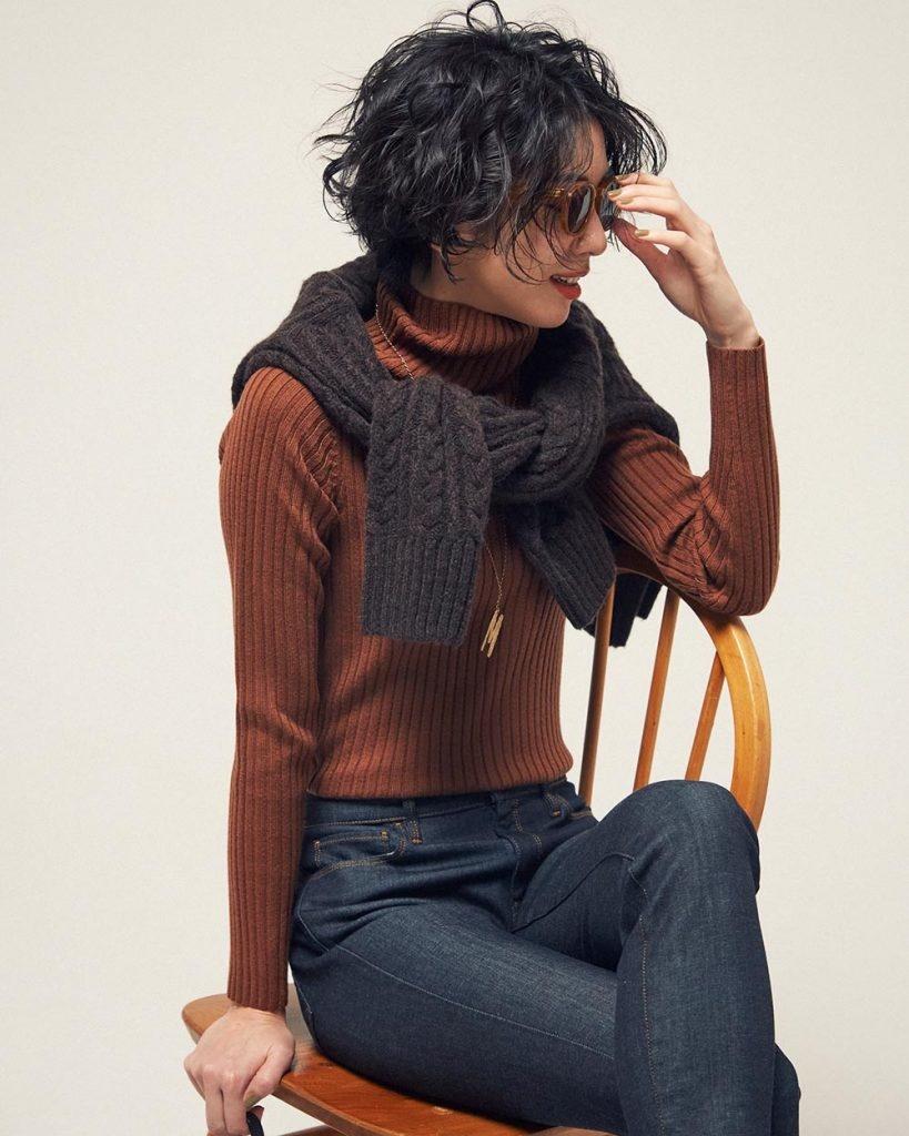 这些毛衣单穿打底都好看,长款打底毛衣怎么穿搭最好看