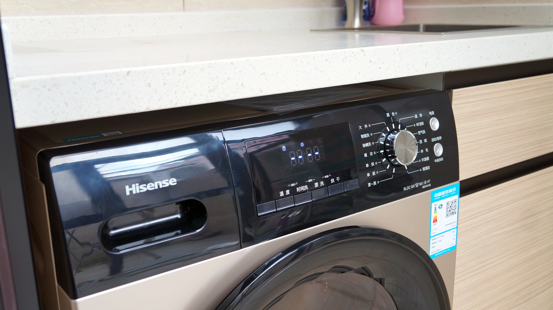 数据帝实测海信HD1014S10KG洗烘一体机,用数据来展示值不值得买