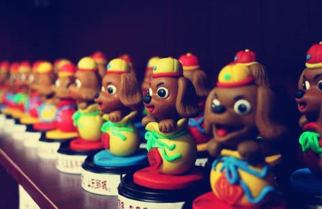 西安传统面塑手办,非物质文化遗产面塑