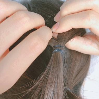 花瓣丸子头学生党蓬松,古风丸子头前额花瓣头饰