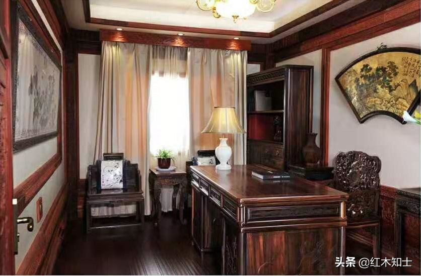 别墅摆什么红木家具好点,红木家具别墅摆放实拍套路
