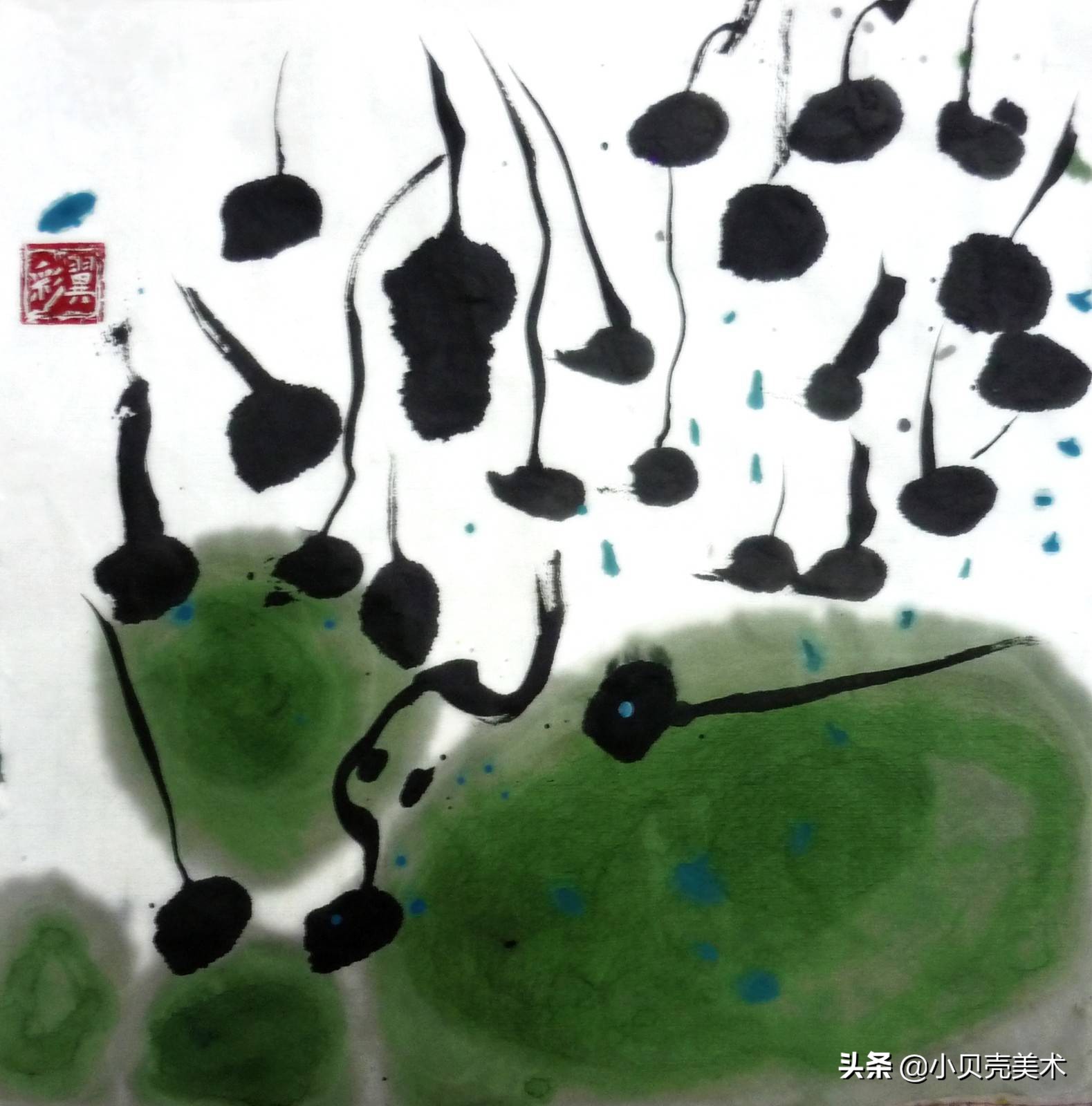 小蝌蚪找妈妈美术创意画目的,创意美术小蝌蚪找妈妈教学目标