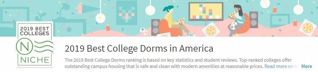 全美最佳宿舍排名！全美逼格最高的大学宿舍长啥样？