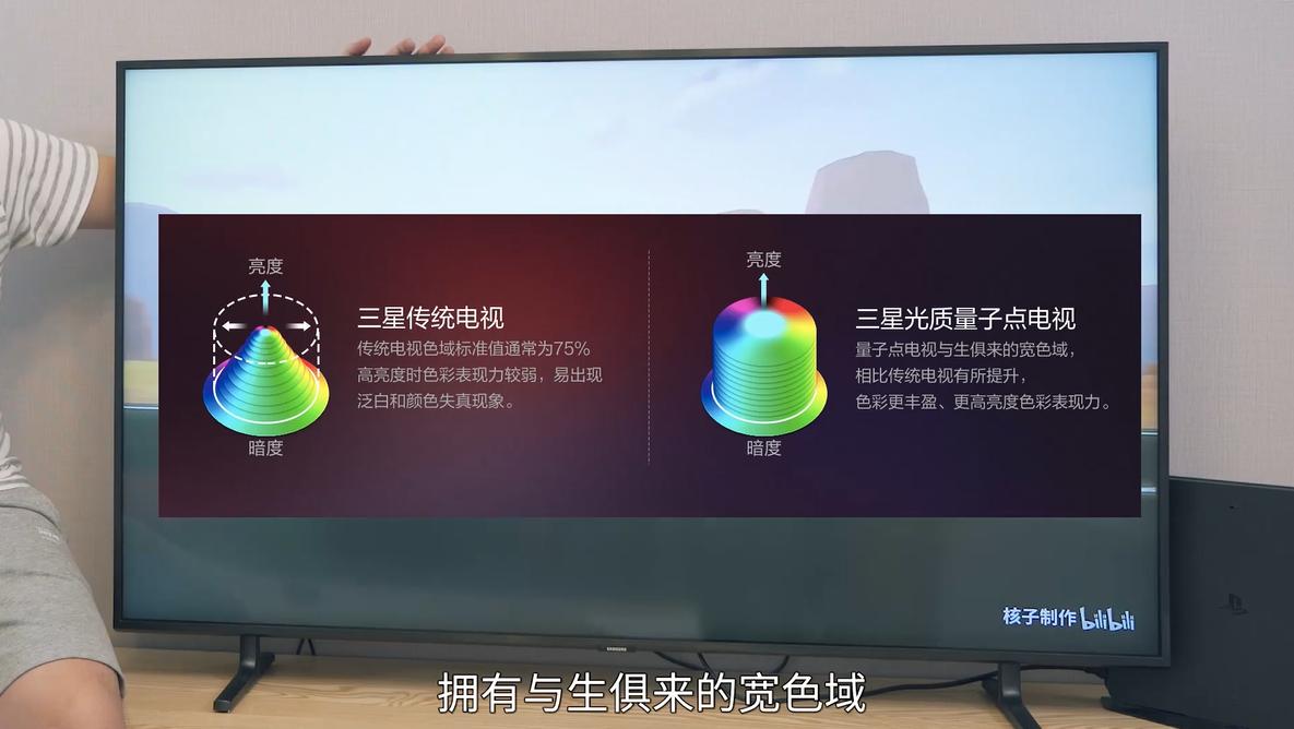 量子点电视有多牛逼？双11我剁了三星Q6A智能电视