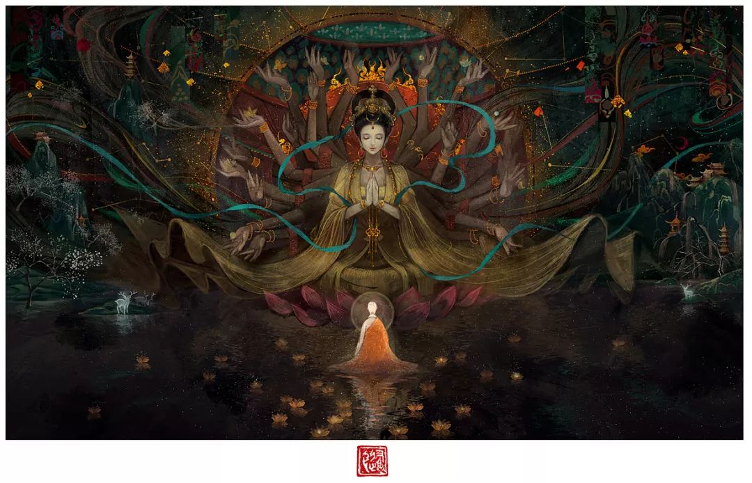 画古风人物插画板绘用什么笔刷,ps古风笔刷海报教程