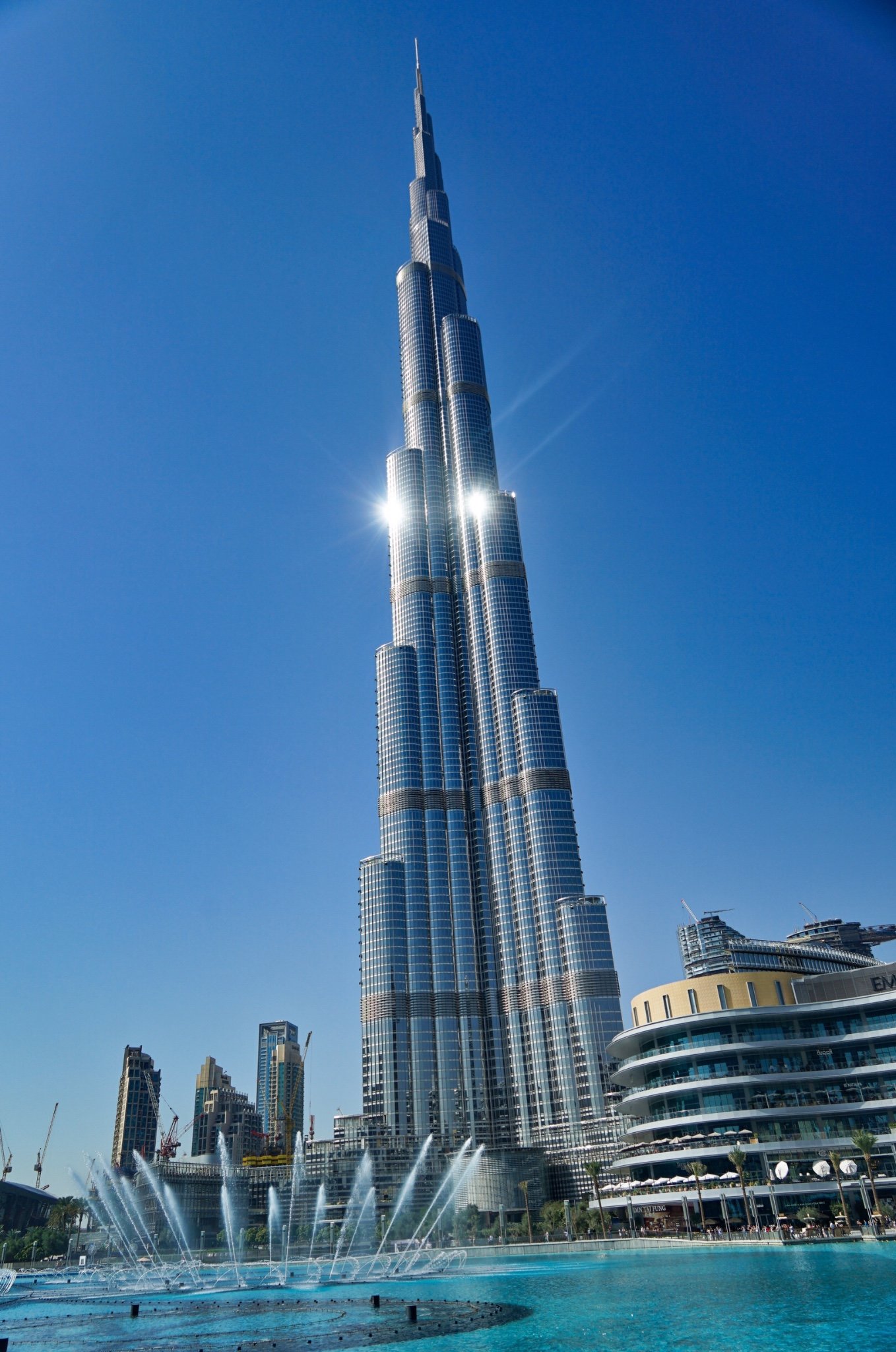 迪拜建筑沙漠之城,5小时迪拜城市地标建筑风光实拍