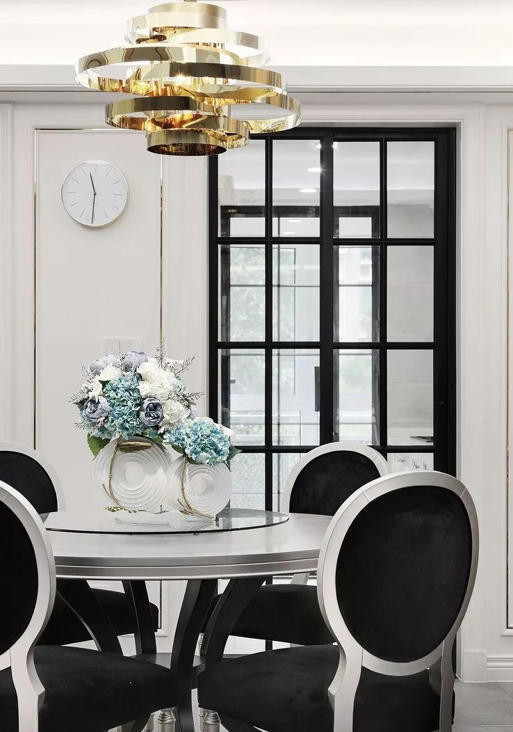 110平27楼意大利高级轻奢风装修,140平横厅法式轻奢装修高级感