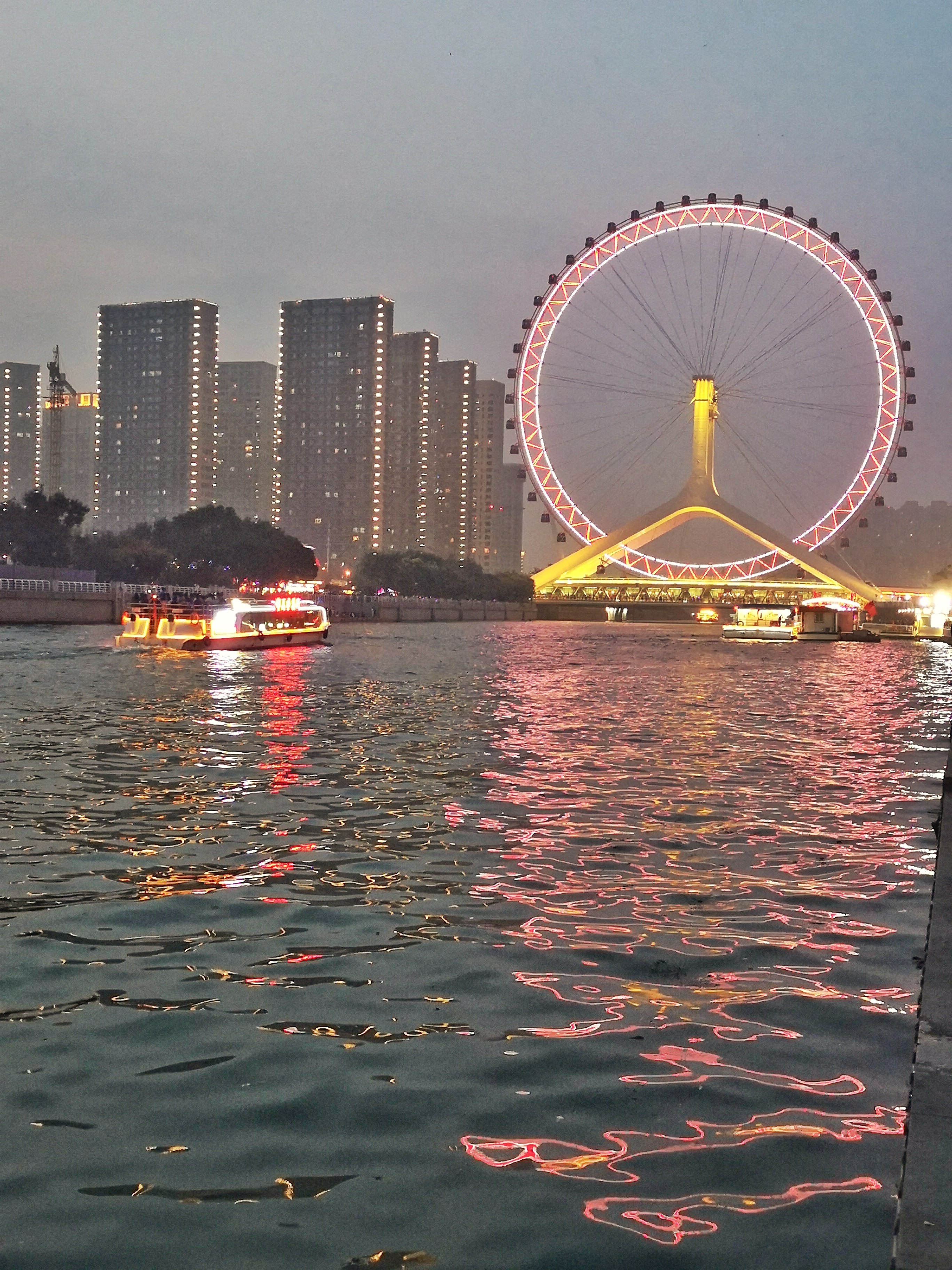 天津打卡天津之眼,去天津之眼打卡