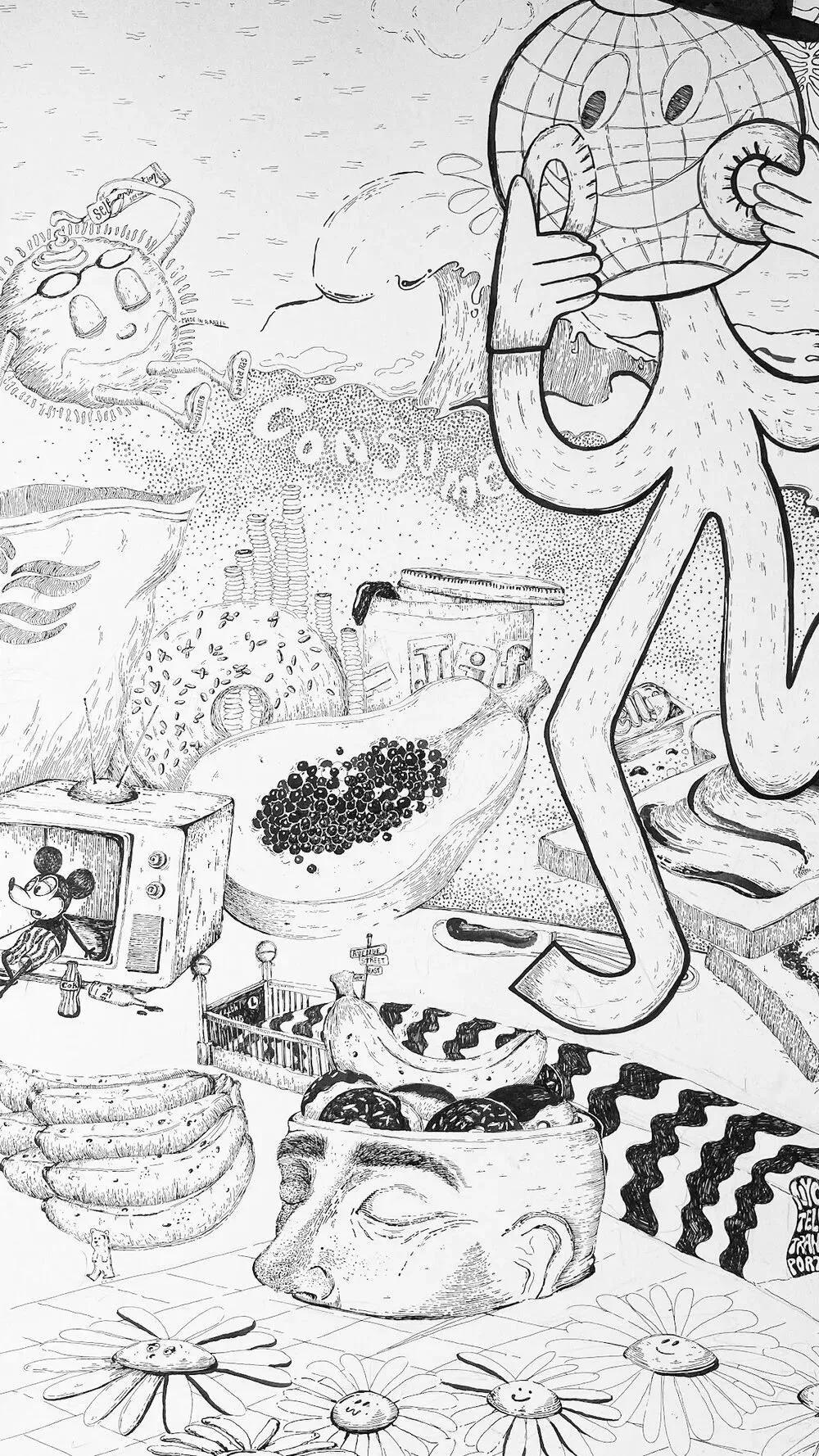 美国纽约视觉艺术学院插画,插画毕业展