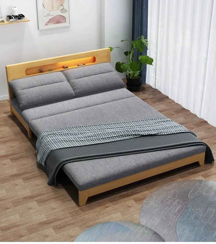 双人床折叠床最新款,新型折叠双人床