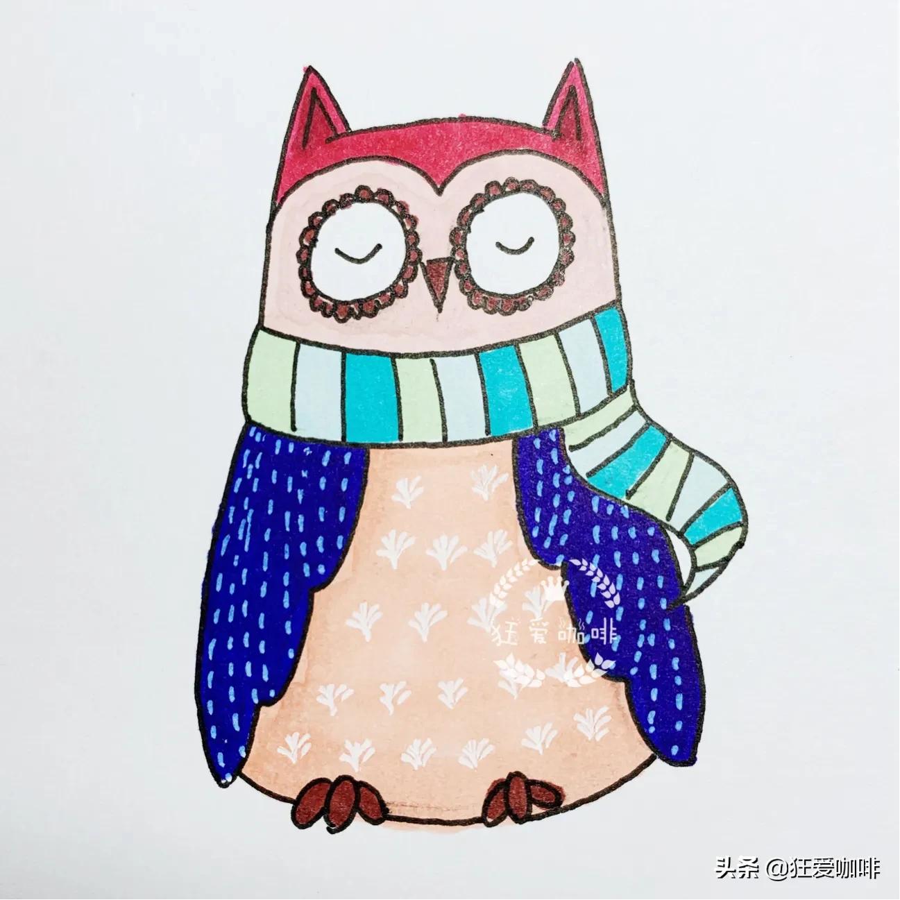 100个萌萌图案手账,动物手帐可爱小图案