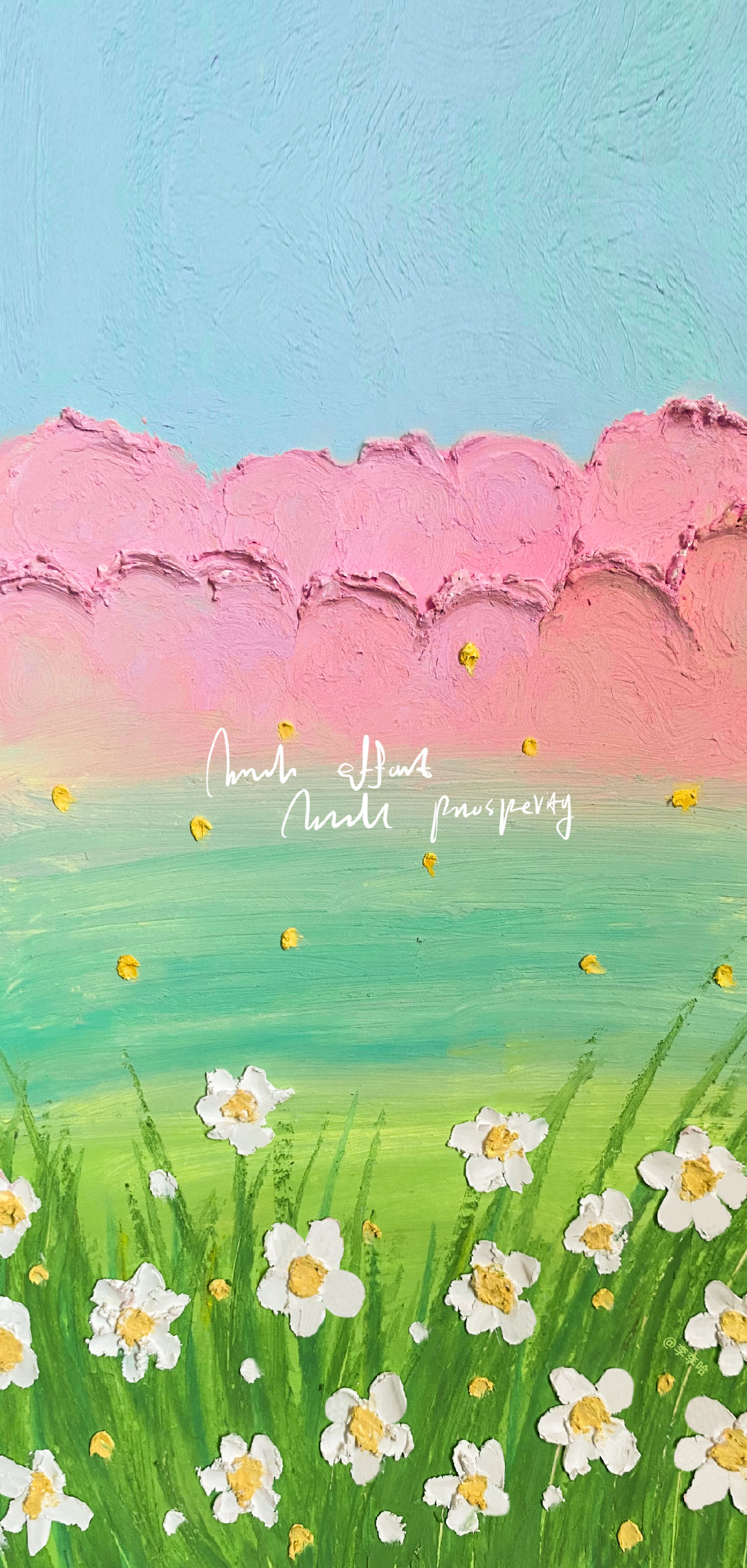 哪些色彩有张力的油画壁纸,油画风景画治愈系壁纸