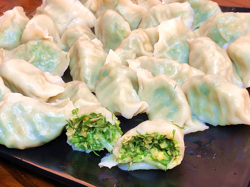 茴香饺子好吃有窍门，最忌直接拌馅，多加1步，茴香更翠绿更入味
