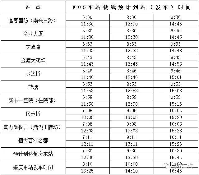 香港至肇庆东高铁时刻表,肇庆直达香港高铁有哪些站