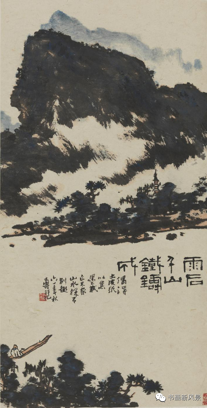 中国绘画大师潘天寿花鸟真迹雅赏,潘天寿诗画作品欣赏