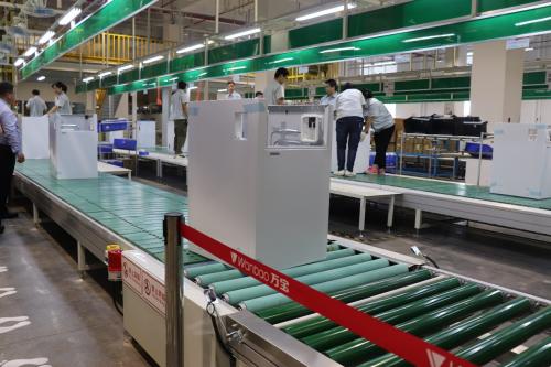 广东万宝冷柜厂,冷柜智能制造工厂