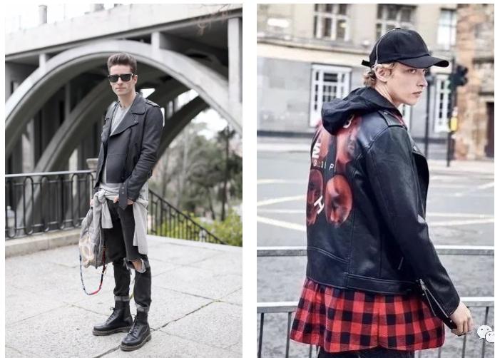 皮衣穿搭男生霸气,皮衣穿什么内搭比较好看