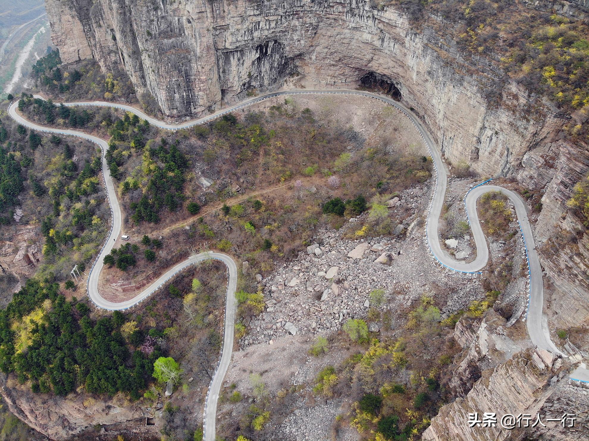 河南太行山悬崖古村,林州太行绝美古村落