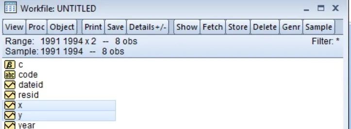 eviews如何导入非平衡面板数据,eviews非平衡面板数据回归分析步骤
